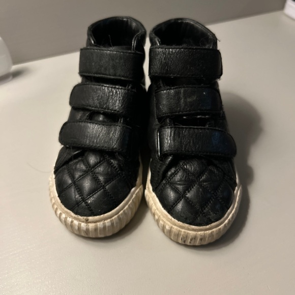 Burberry Toddler Genuine Leather High top shoes - Size 7 - Picture 2 of 4